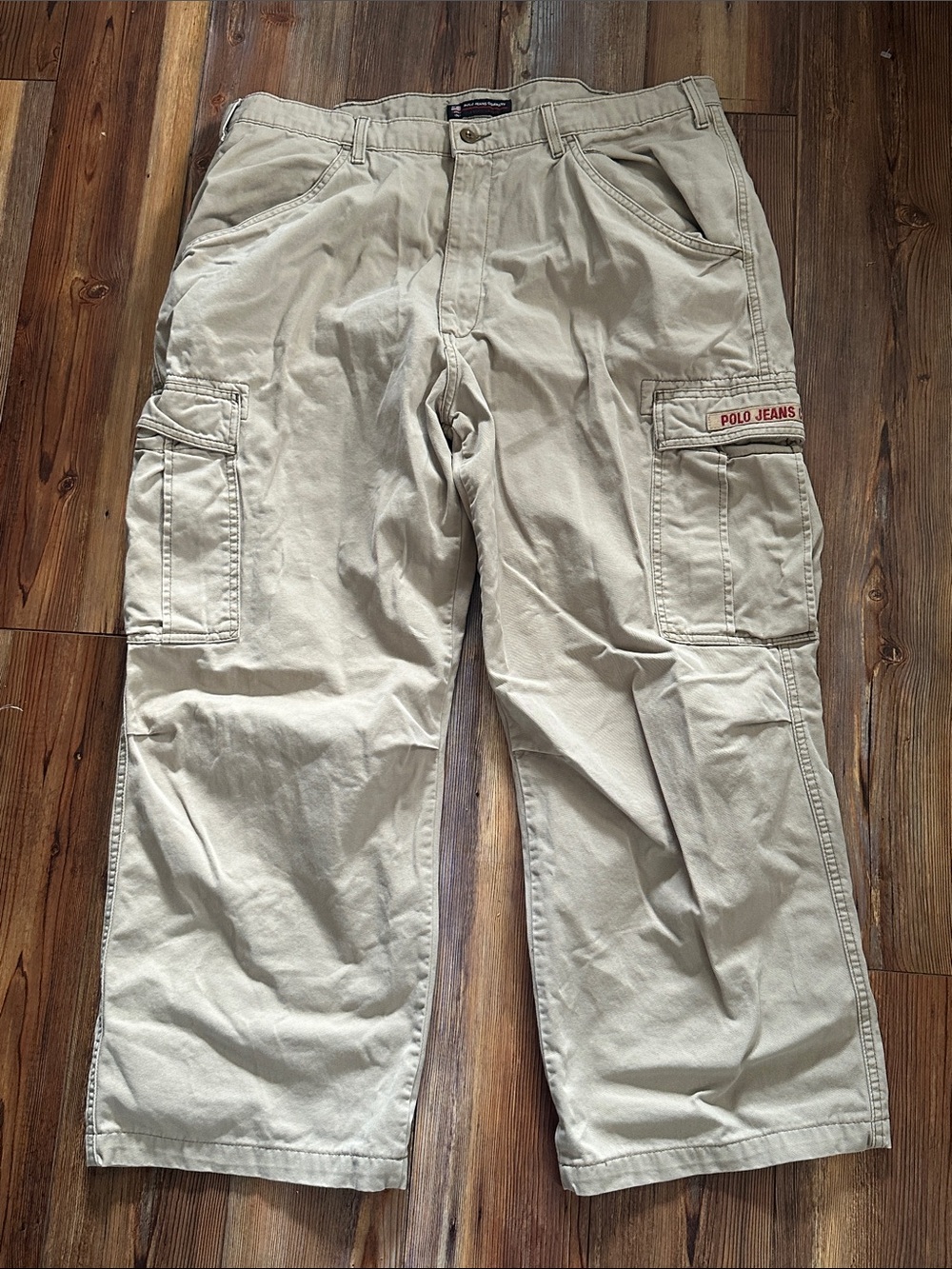 Polo Jeans Company Men's Light Tan "Freighter"Cargo Pants36/30
